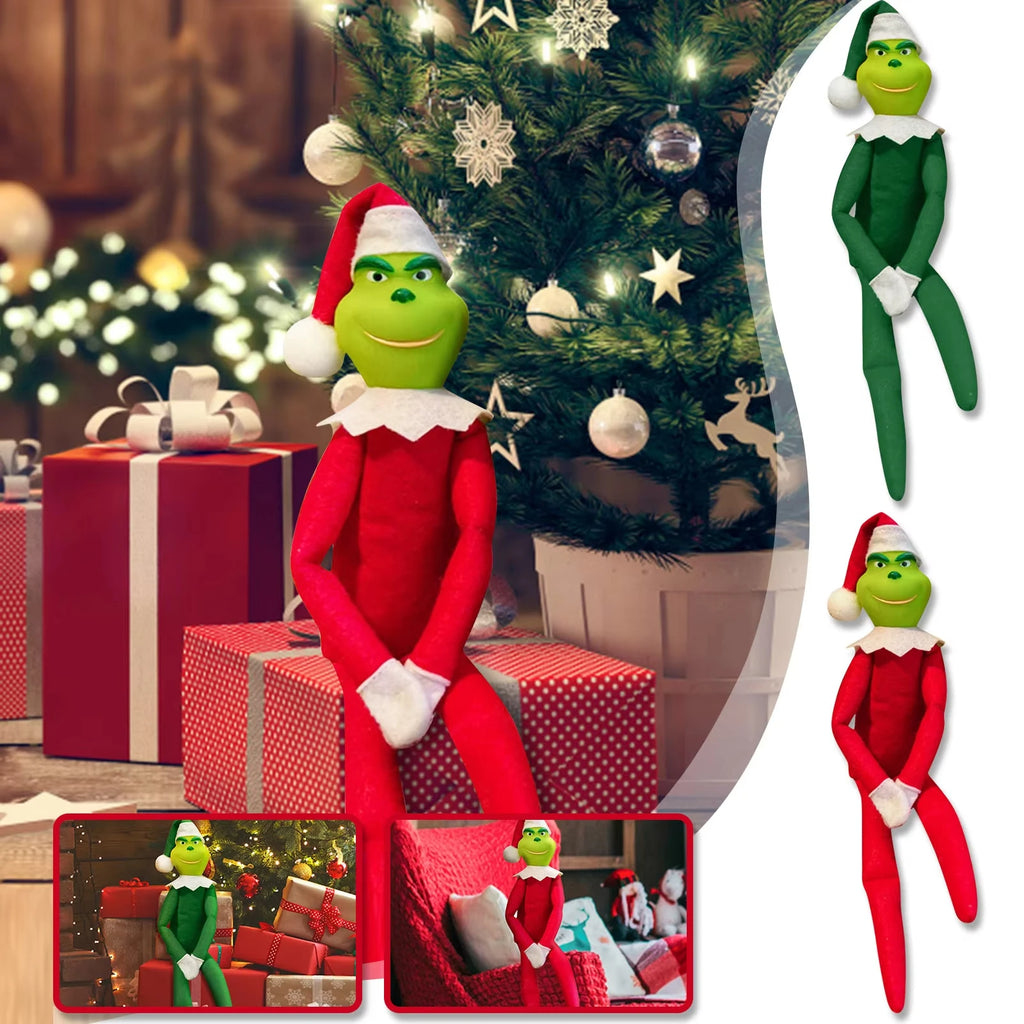 Christmas Elf Doll--Cute Holiday Shelf & Stocking Decor