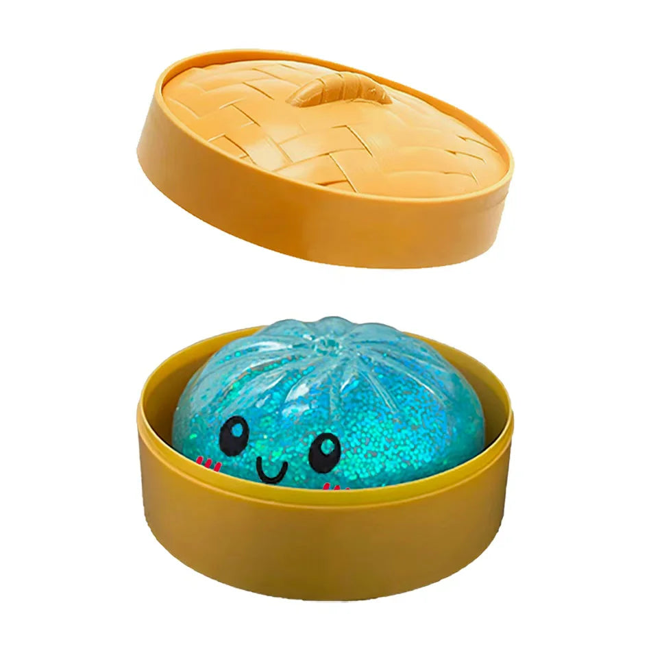 Glitter Dumpling Squishy Stress Relief Toy
