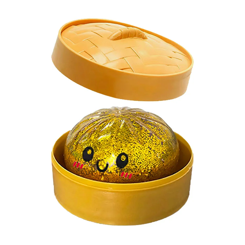 Glitter Dumpling Squishy Stress Relief Toy