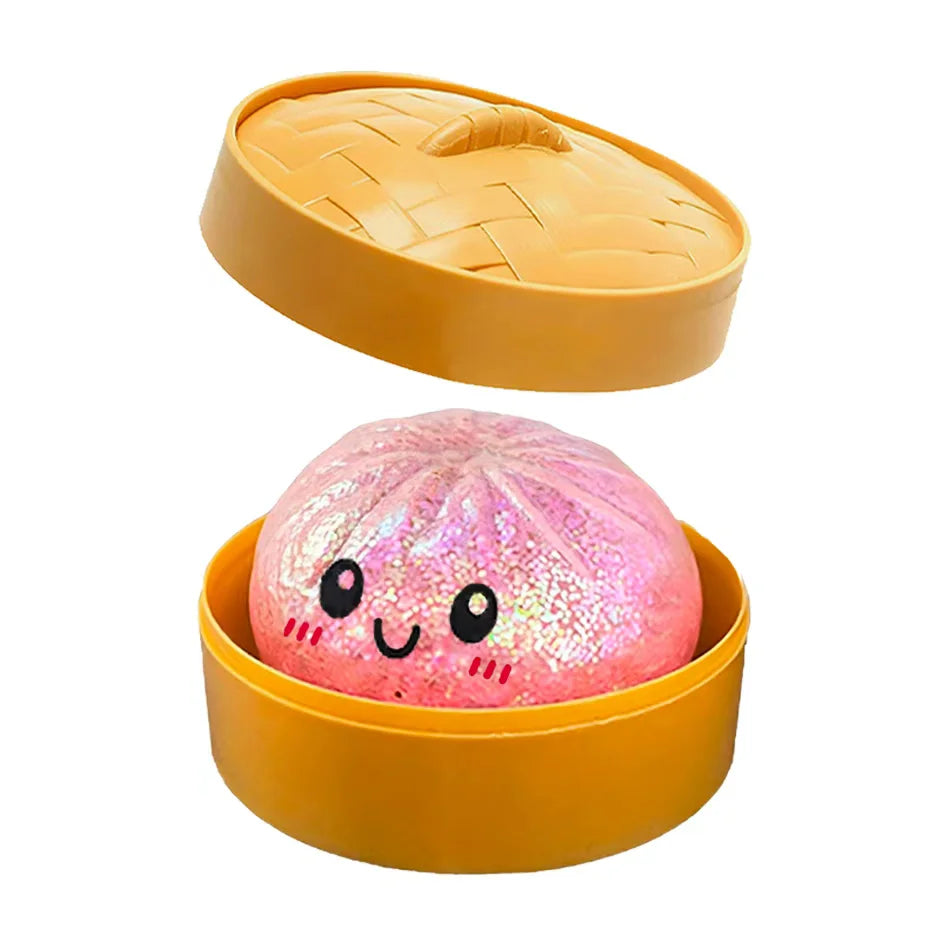 Glitter Dumpling Squishy Stress Relief Toy