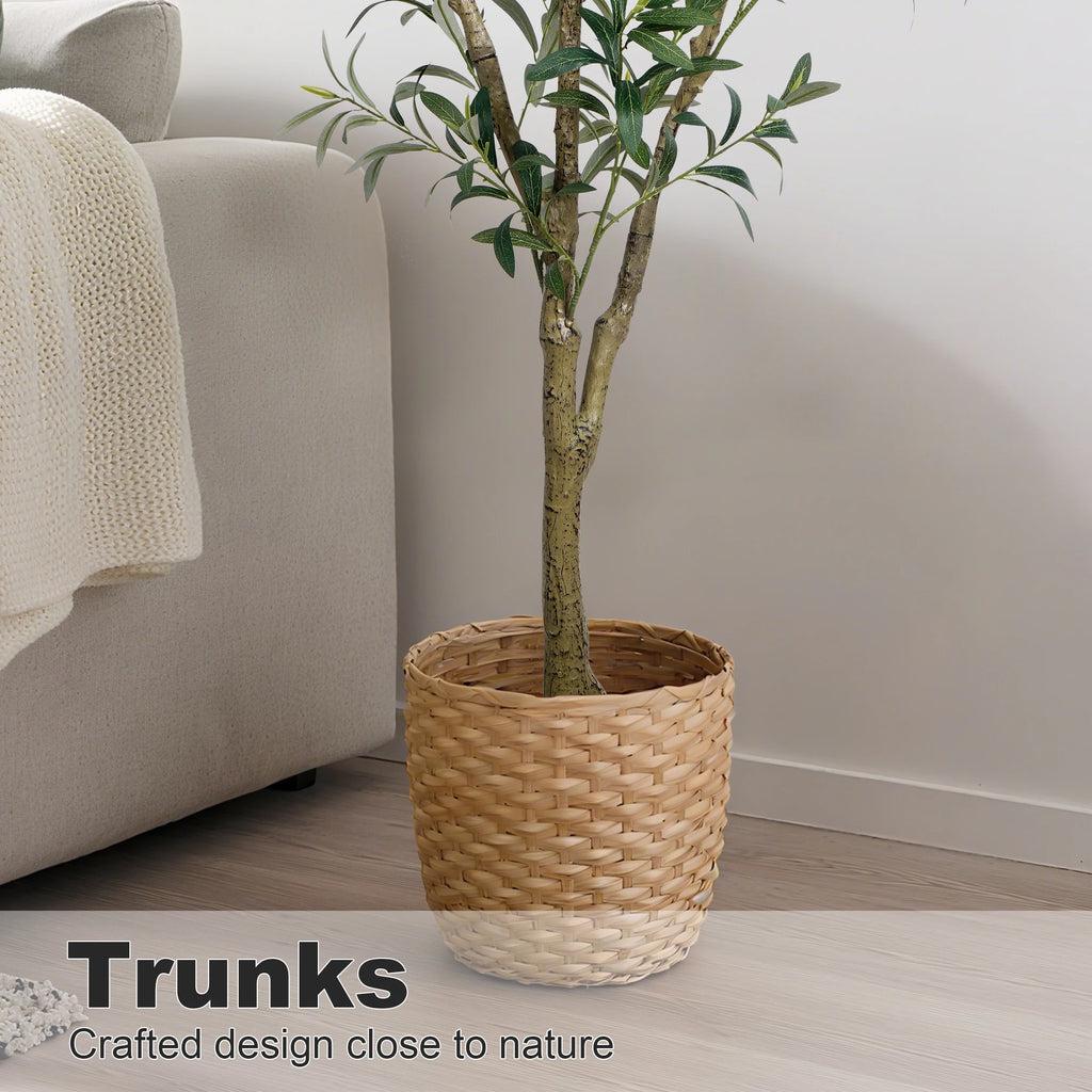 Artificial Olive Tree with Natural Look Trunk-- 5.25ft, 6ft & 7ft