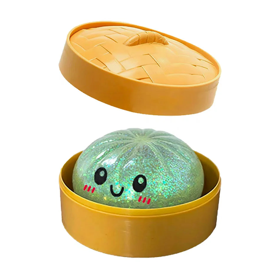 Glitter Dumpling Squishy Stress Relief Toy