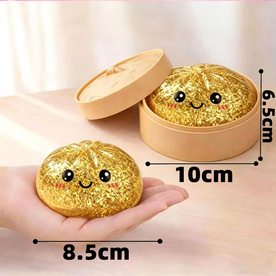 Glitter Dumpling Squishy Stress Relief Toy