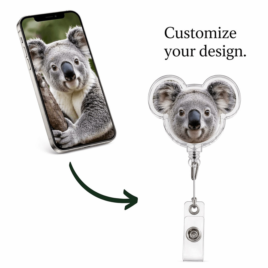 Customized Acrylic Badge Reel