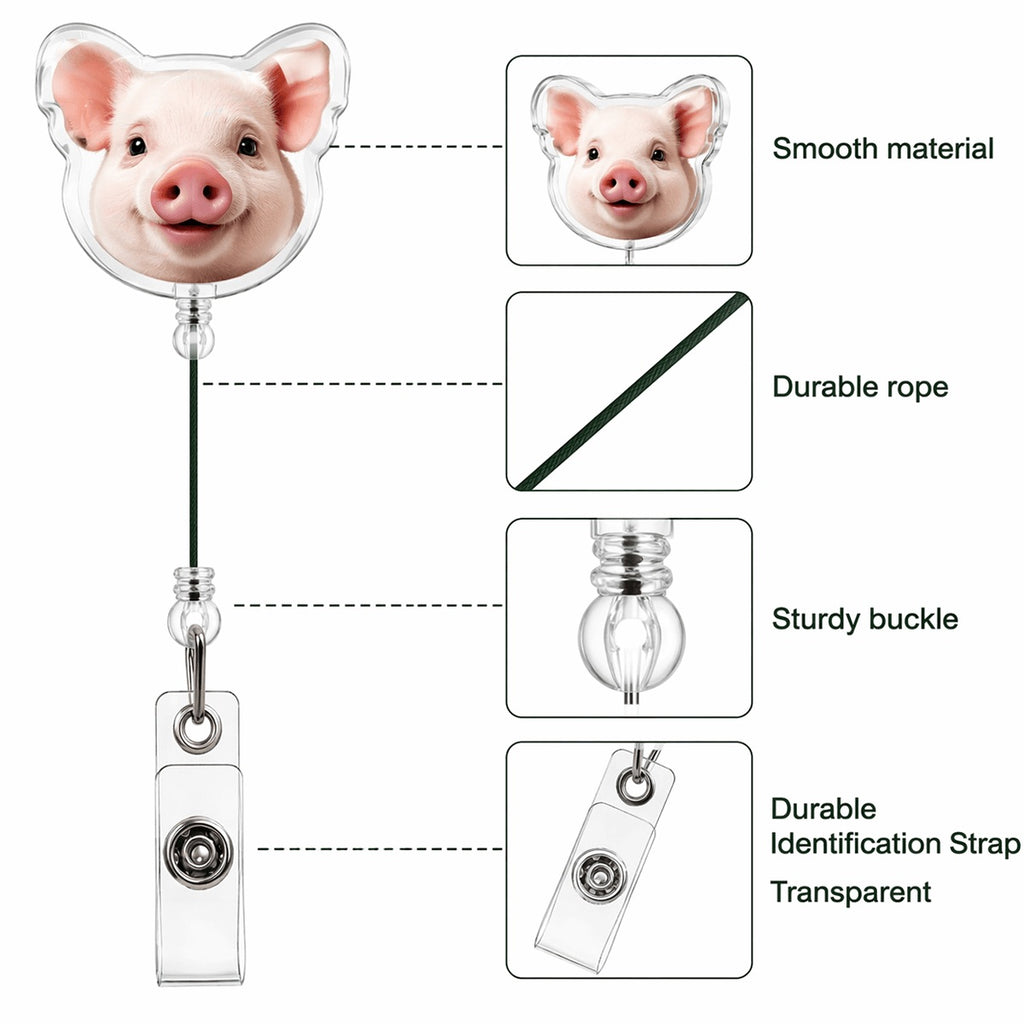 Customized Acrylic Badge Reel