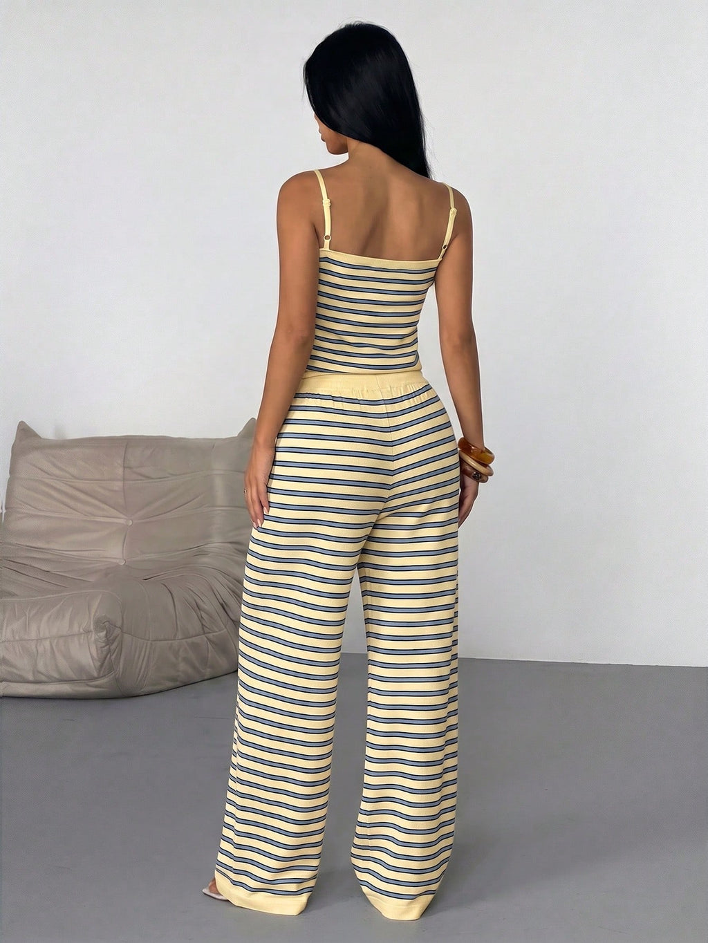 Women's Striped Lounge Set